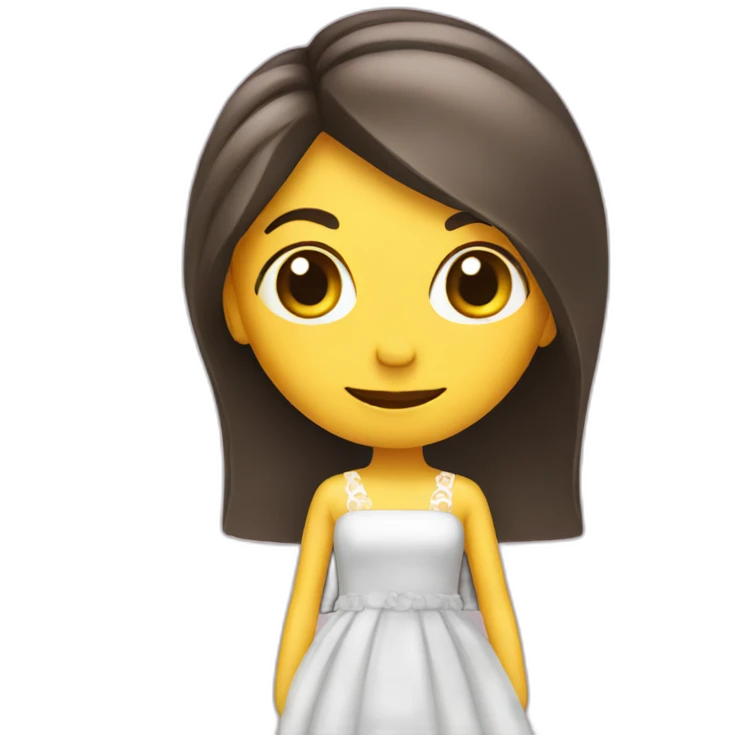 A fork in a dress emoji