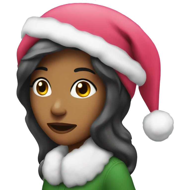 Rosa christmas emoji