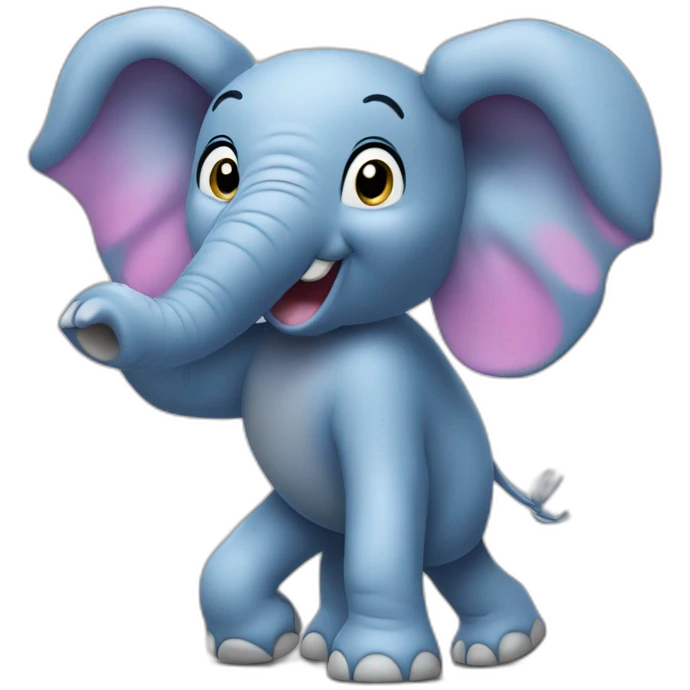 Un éléphant qui danse emoji