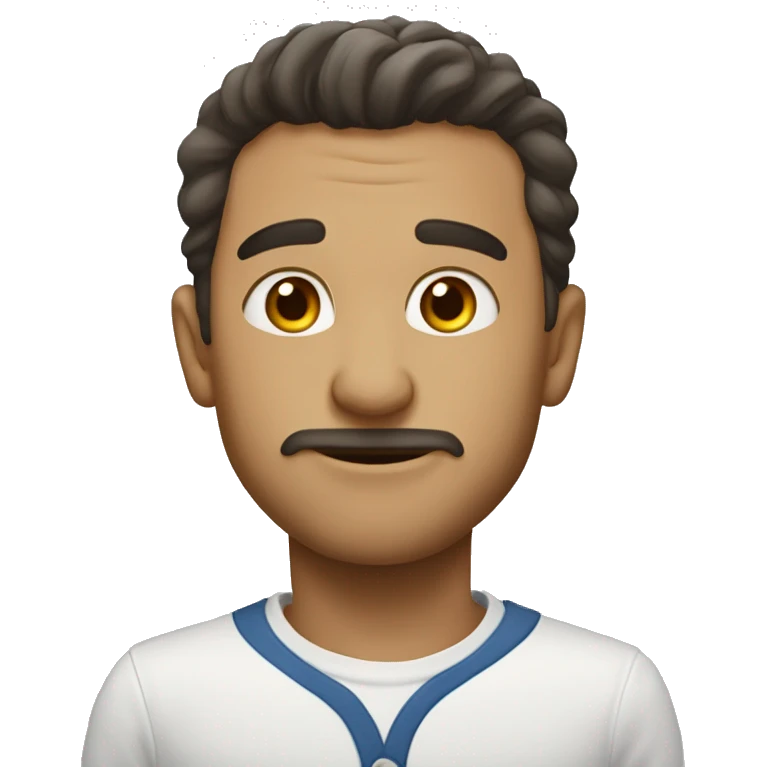 Мишка с белым сердцем emoji
