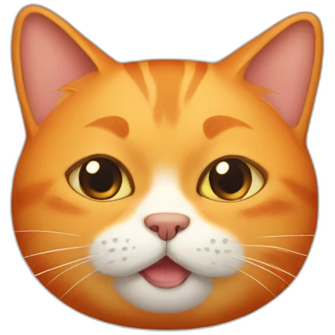 chonky orange cat emoji