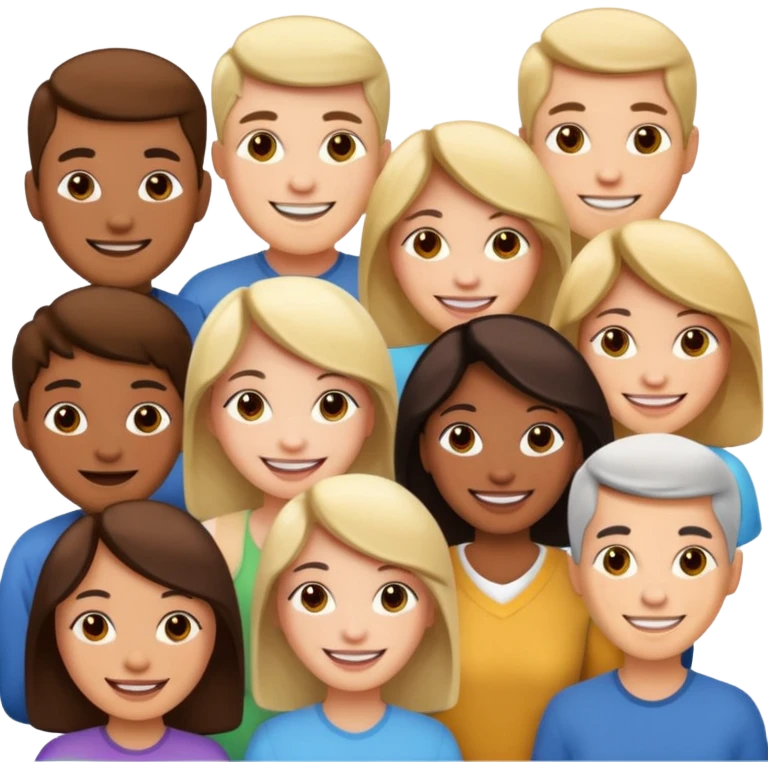 amigos y familia emoji
