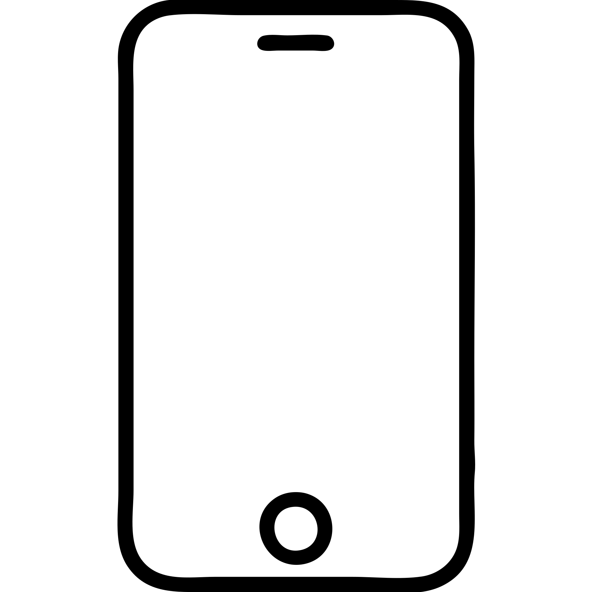 cell phone icon outline black emoji