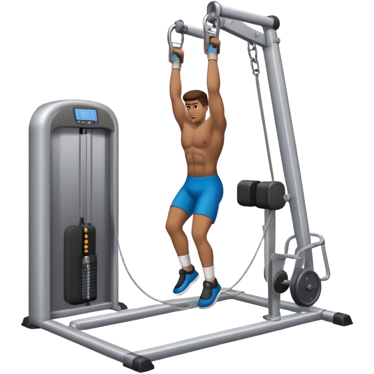 standing cable-machine-leg-raise with ankle-cuffs emoji