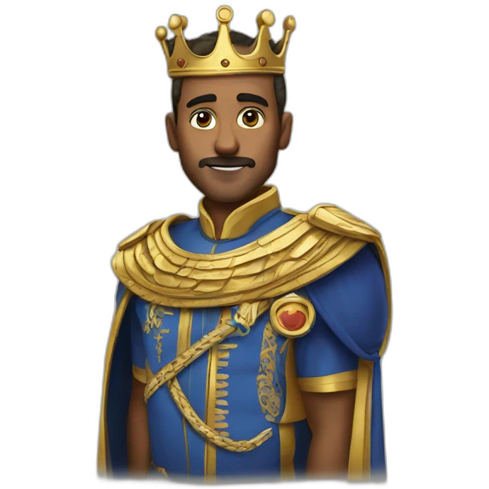 The king mohamed six emoji