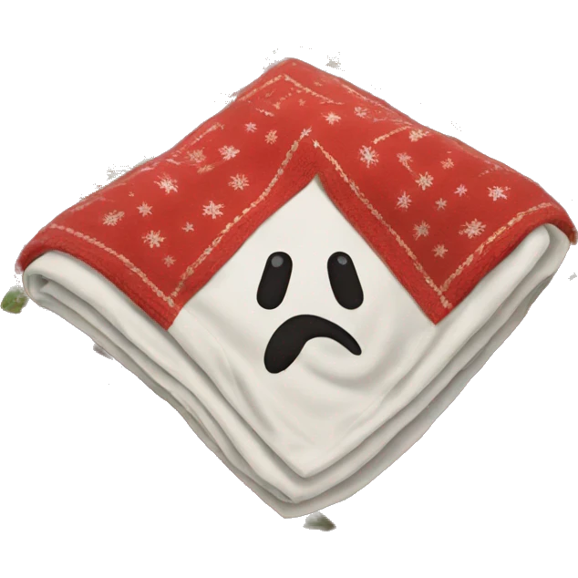 folded christmas blanket emoji