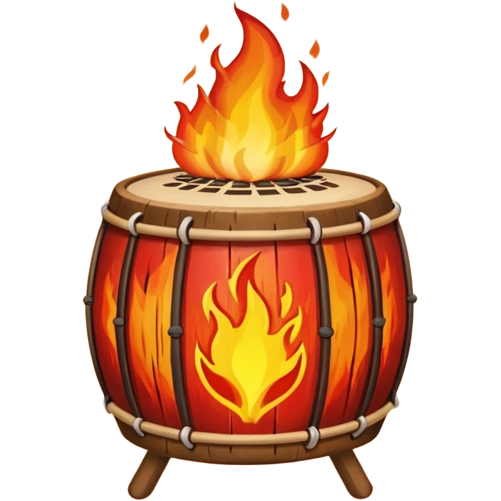 SHAMAN DRUM FIRE emoji