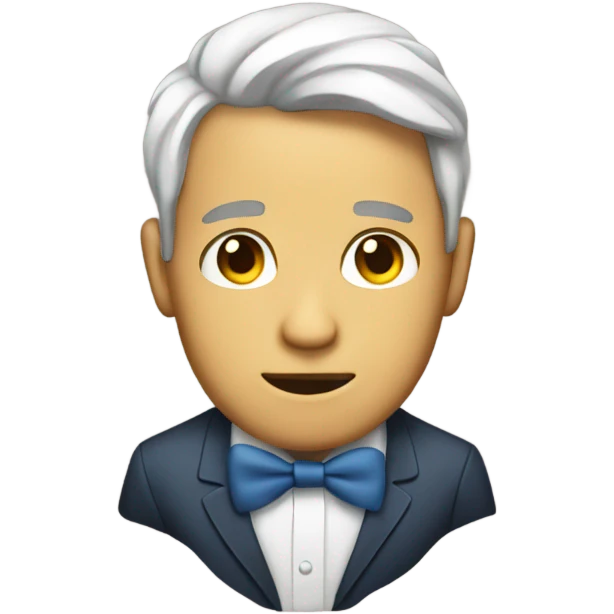 Chill guy wearing bow and dress emoji