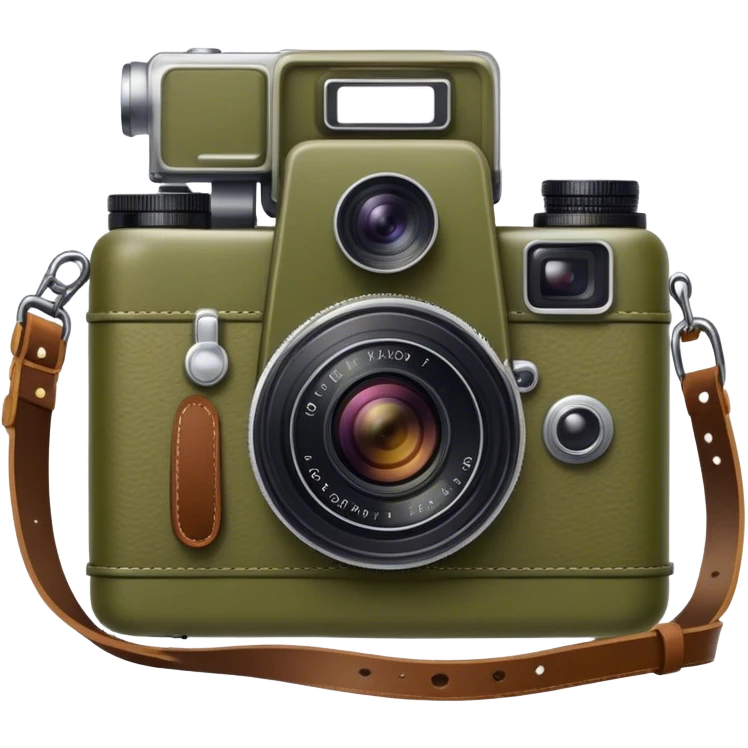  olive color camera  emoji