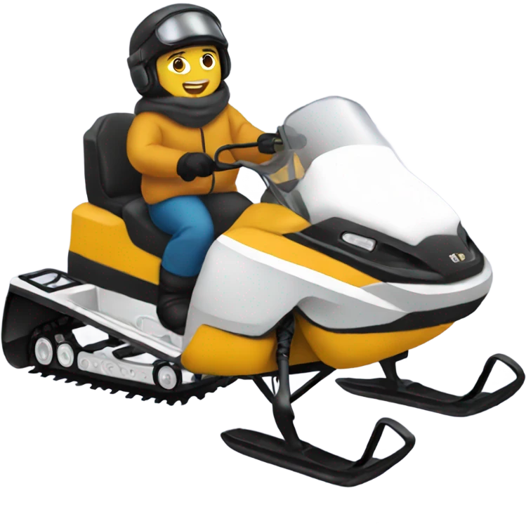 Snowmobile emoji