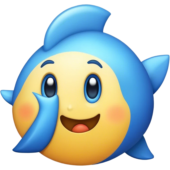 Raio azul  emoji