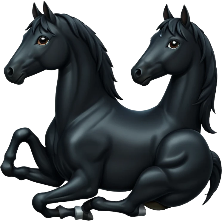 Black horse emojis emoji