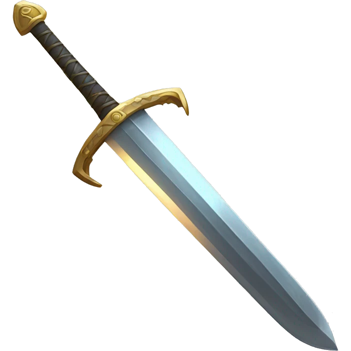 glowing sword emoji