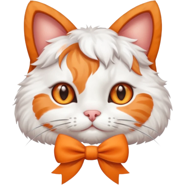 котик з бантіком emoji