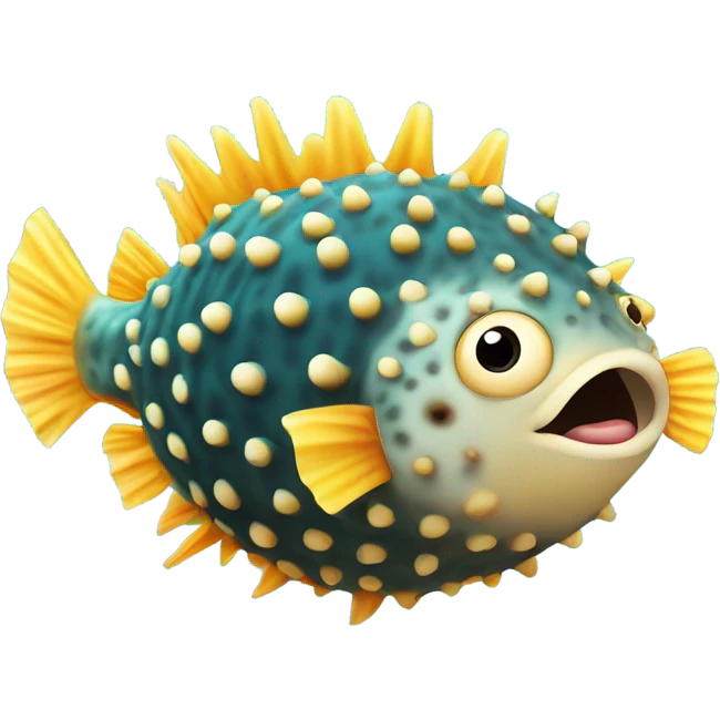 Pufferfish break dancing  emoji