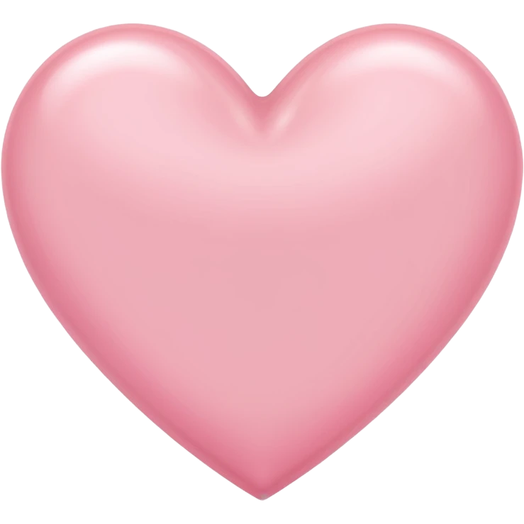 Light pink heart emoji