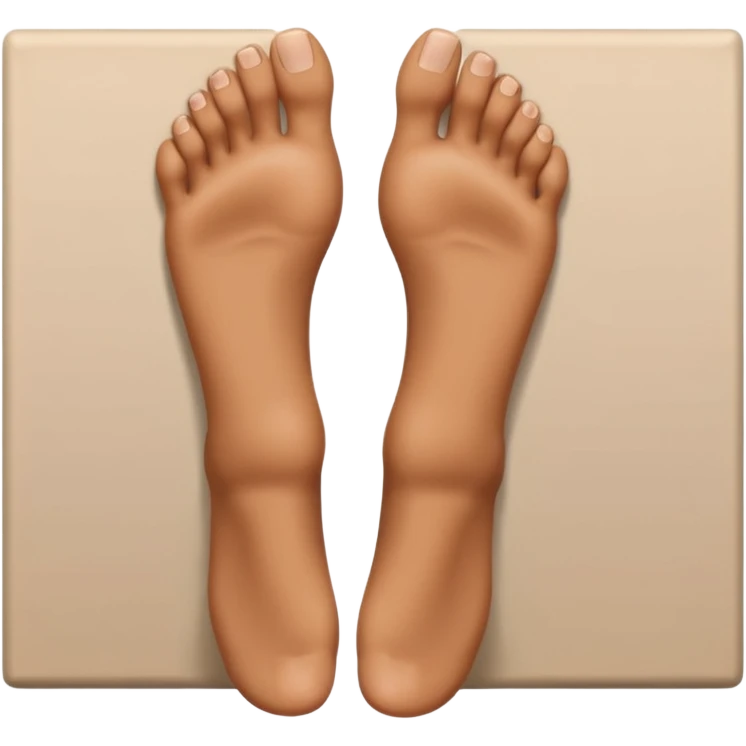 A women standing with her fot and big toe pressed against a wall, facing the wall, for rehab purposes emoji
