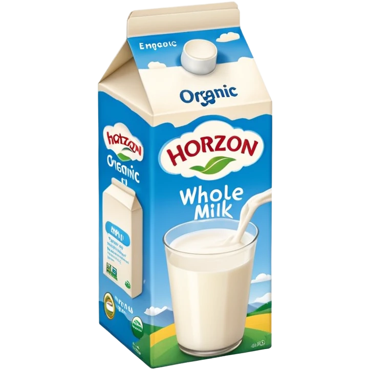 Horizon organic whole milk emoji