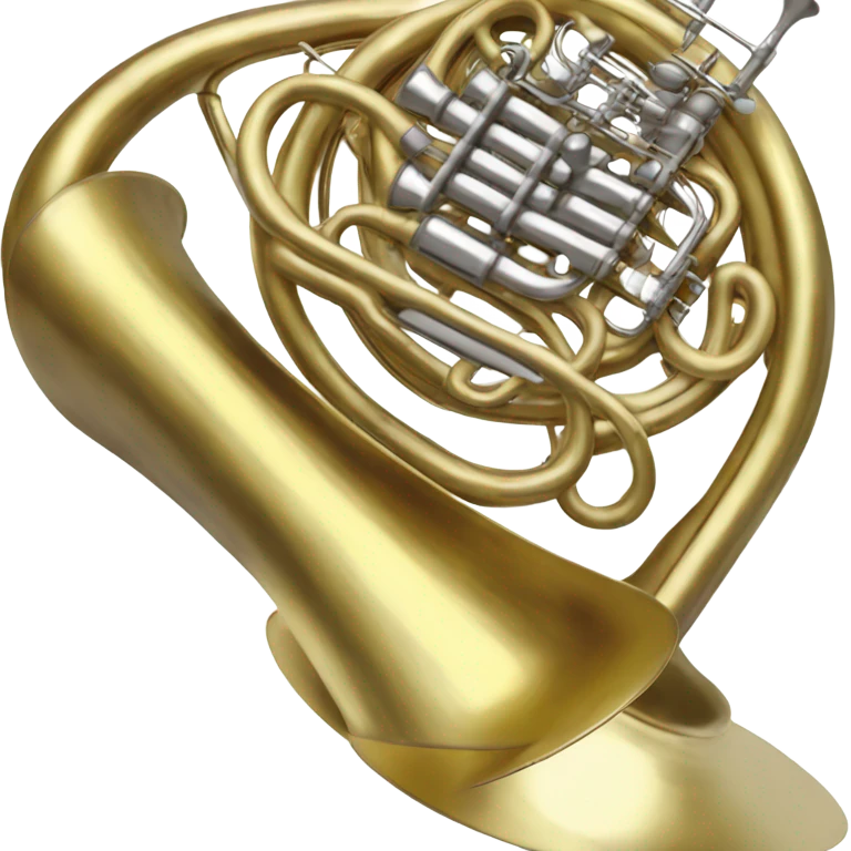 French horn emoji