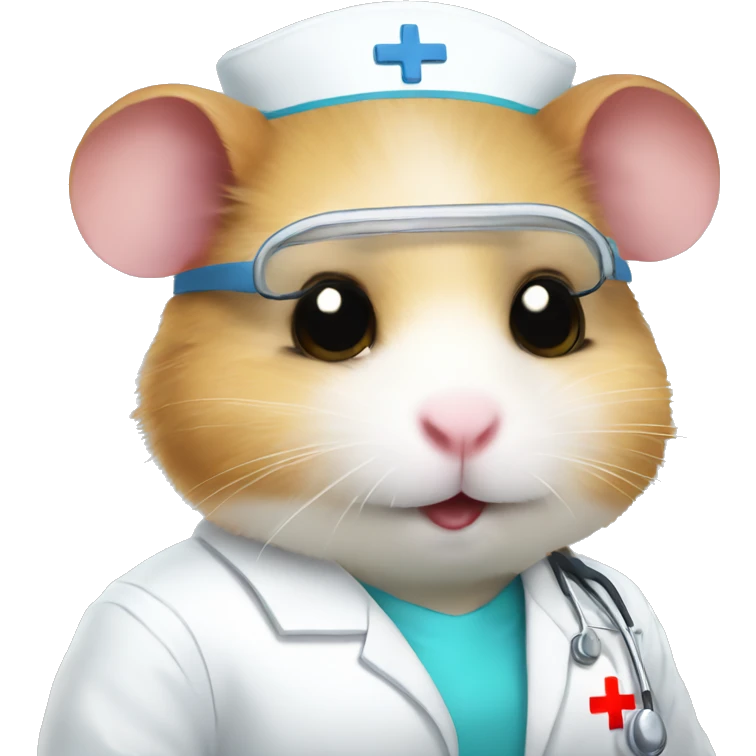 Nurse hamster  emoji