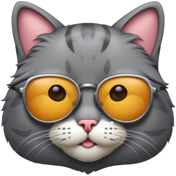 Cat wearing sunglasses emoji