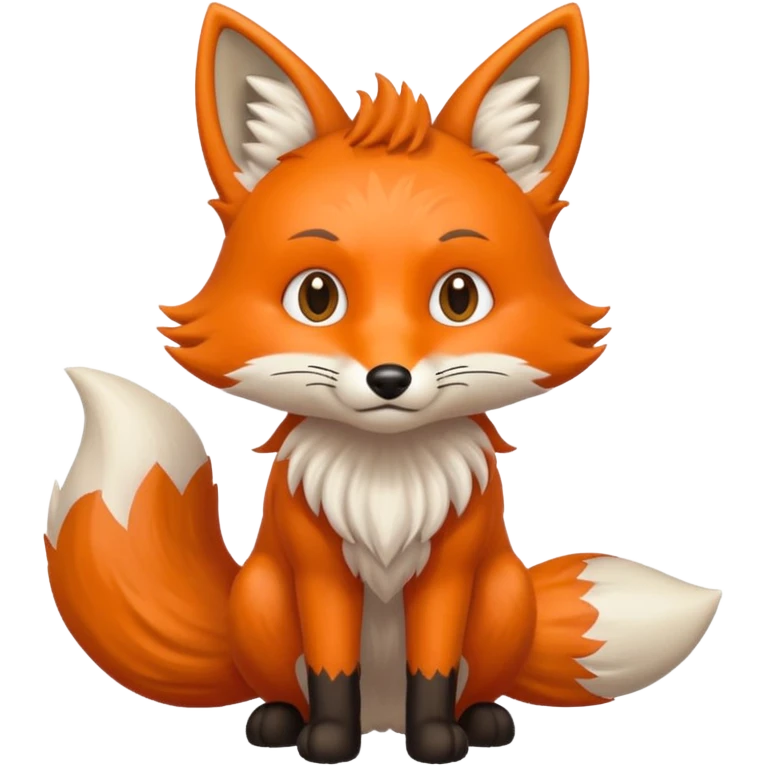 Fox with nine tails emoji