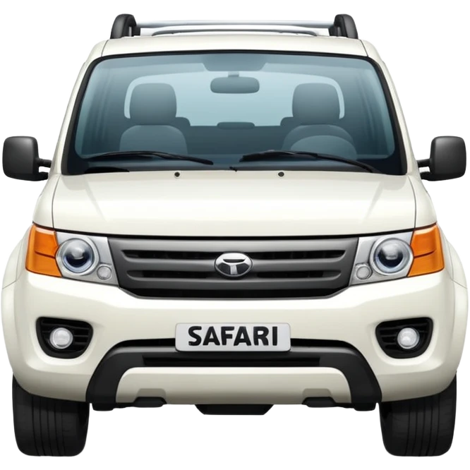white tata safari emoji