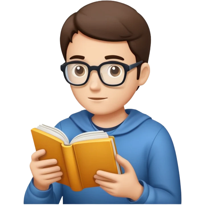 Reading a book  emoji