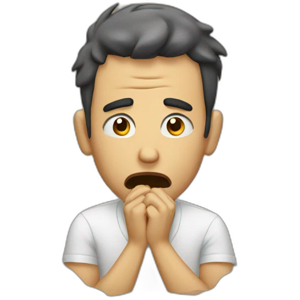 Hombre vomitando emoji
