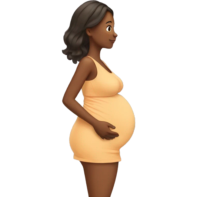 Me pregnant emoji
