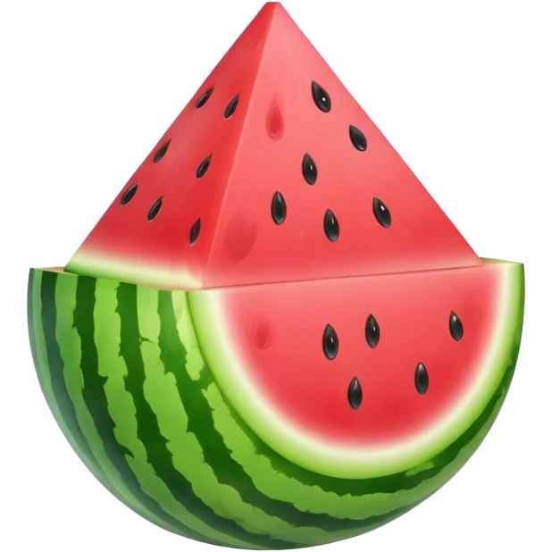 Cuted watermelon emoji