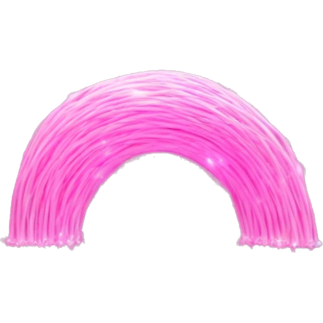 Fiber optic, pink world emoji
