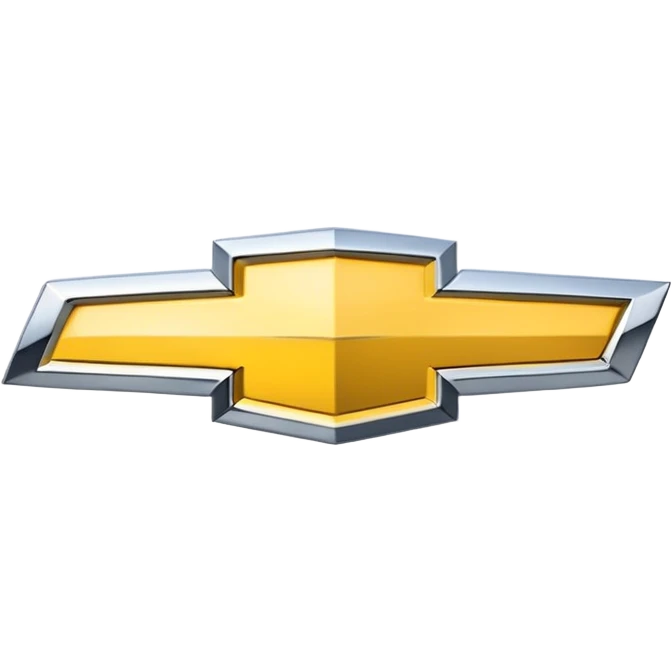 Minimalistic Chevy logo emoji