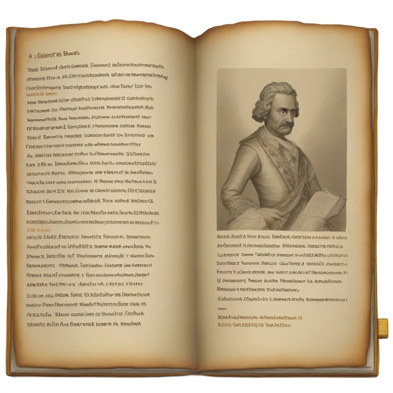 A history book that chronicles all of his massive life. emoji