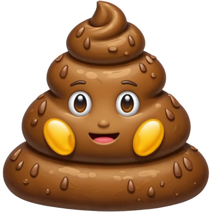 poop travelling emoji