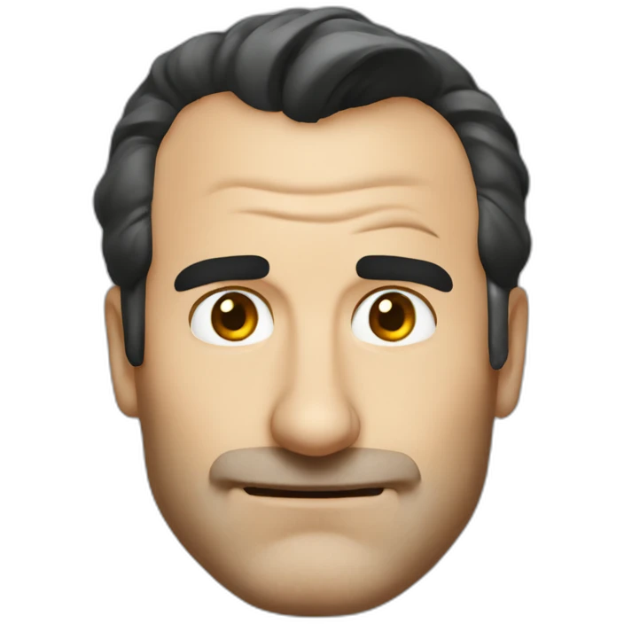 jean dujardin face emoji