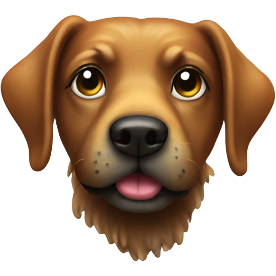 A rainbow dog turd emoji