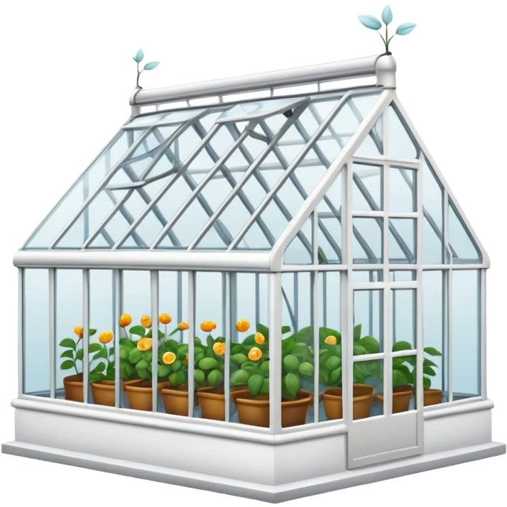 white greenhouse emoji
