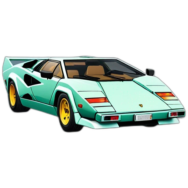 Lamborghini Countach emoji