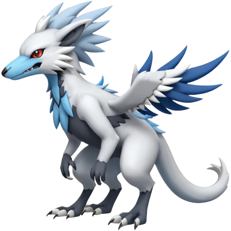 Sergal-Silvally-Fakémon-creature-fusion (full body) emoji