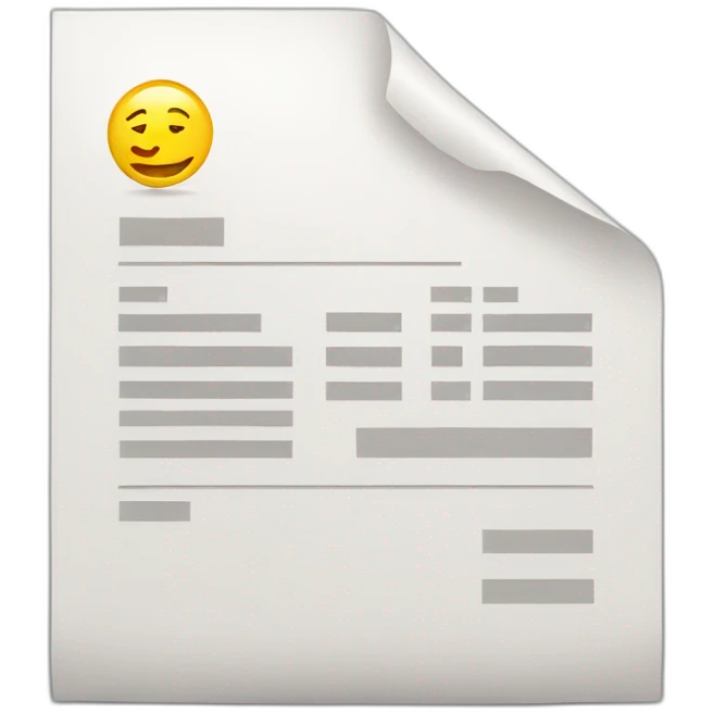 Invoice emoji