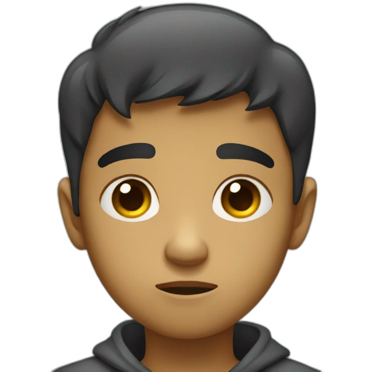Boy sad  emoji