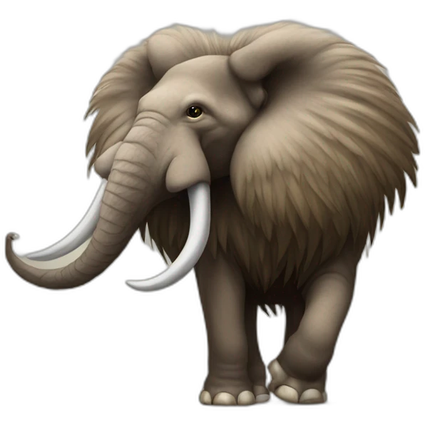 An eagle with horse legs. lion's mane and elephant's trunk emoji
