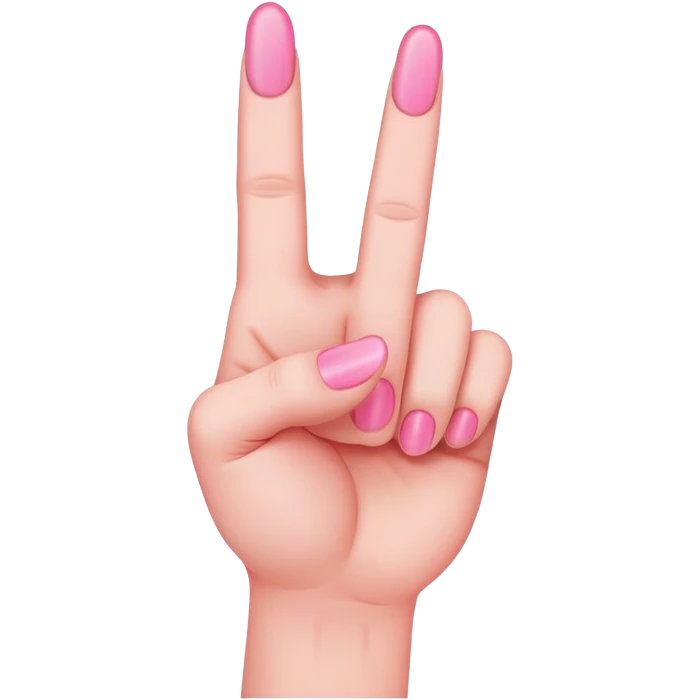 pink middle finger emoji