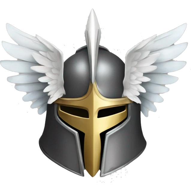 paladin helmet with wings emoji
