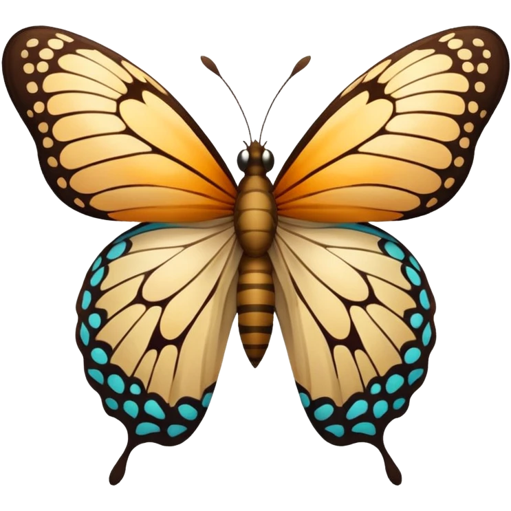 butterfly emerging from a cocoon emoji