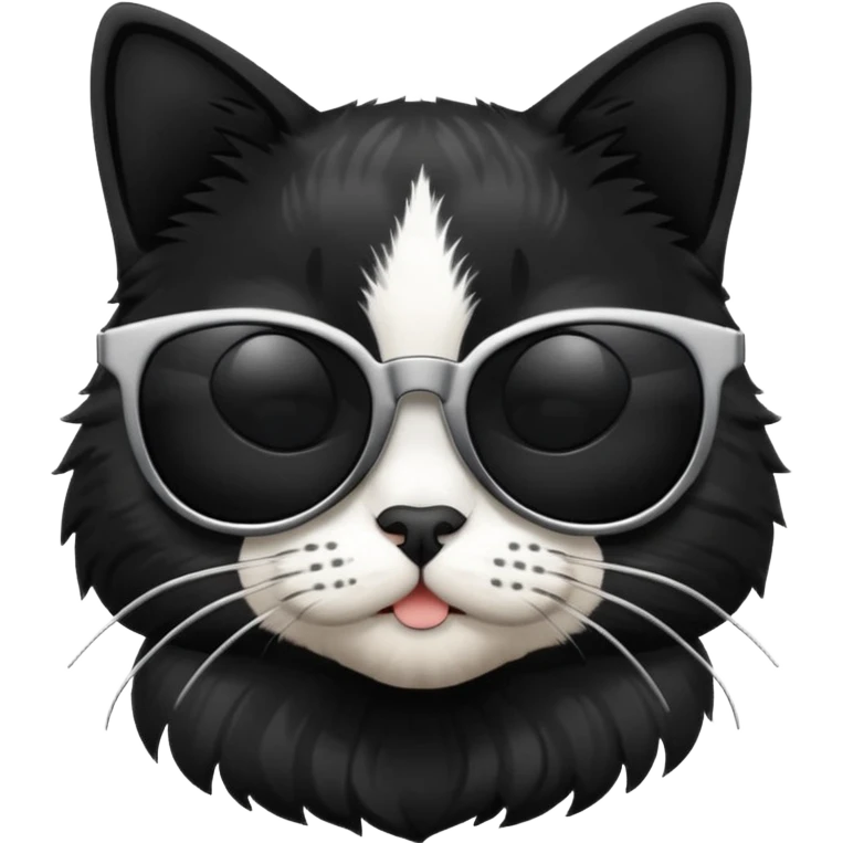 Cat wearing sunglasses emoji