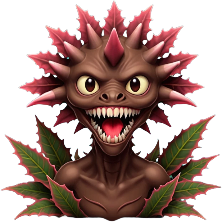 A demogrogonfrom Stranger Things emoji