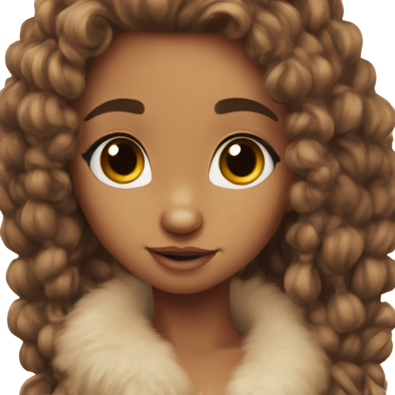 Realistic cute Bambi layiny emoji