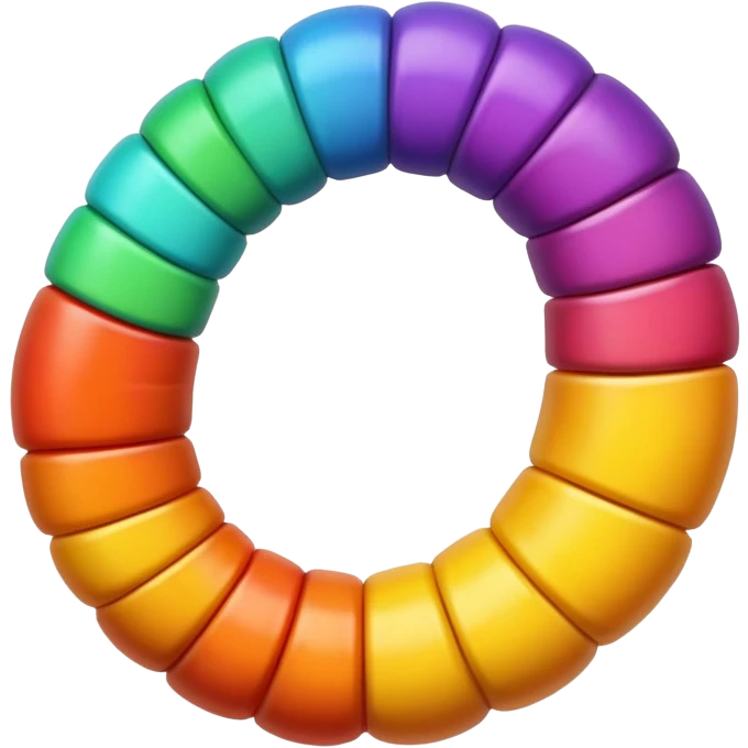 colorful worm emoji